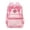 Pink, variant on Transparent Backpack Heavy Duty See-Through Daypack With Adjustable Shoulder Straps & Mesh Side Pockets Clear Bag For Travel Sports(Black-44Cm)