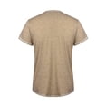 thumbnail image 3 of FASHIONWT Men Melange Jersey Shirts Summer Short Sleeve Button Henley T-Shirts, 3 of 7