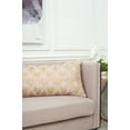 thumbnail image 4 of Coco Geometric Diamond Natural Tan Cotton Decor Throw Pillow, 15" x 35", 4 of 6