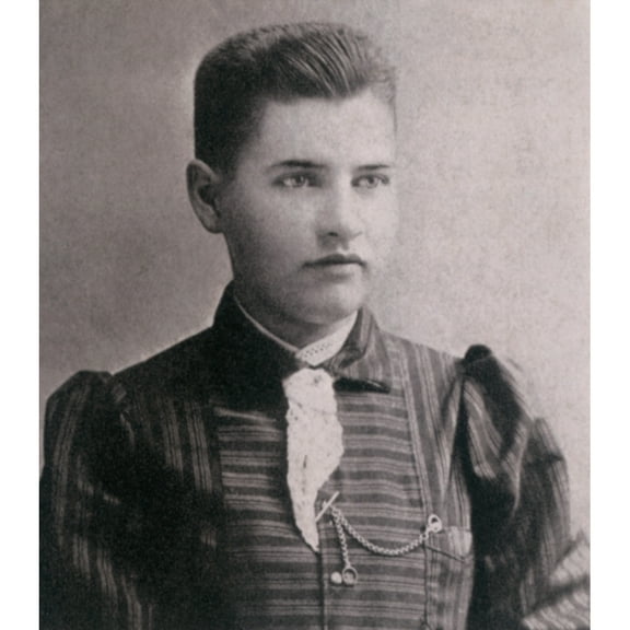 Willa Cather When She Was A Student At The University Of Nebraska. Ca. 1895. History (18 x 24)