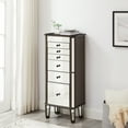 thumbnail image 2 of Powell Reboda Mirrored Jewelry Armoire, Dark Espresso, 2 of 15