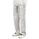 thumbnail image 2 of Pantalones largos para hombre, moda informal, con cordón, cintura elástica, versátiles, de pierna recta, blusa y pantalones de poliéster para hombre., 2 of 3