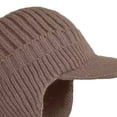 thumbnail image 4 of ievspot Winter Ear Protection Hat with Ear Flaps Knitted Long Brim Keep Warm Thick Elastic for Father Grandfather Outdoor, 4 of 5