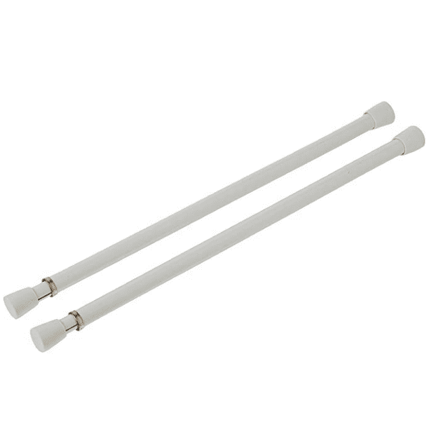 Graber 7 16 Spring Tension Rod 11 18, Spring Loaded Tension Rods For Curtains