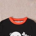 thumbnail image 5 of KPVEVIQ Boys Girls Halloween Pajamas Pumpkin Head Glow Print Pjs Toddler 2 Piece Ghost Sleepwear Kids Holiday Clothes Set,3-4 Y, 5 of 8