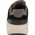 thumbnail image 3 of Dr Scholl's Northern Black Suede Leather Lace Up Low Top Rounded Toe Sneakers (Black, 11.5), 3 of 6