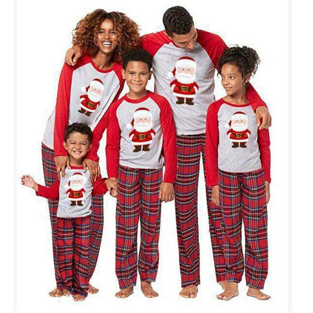 Black Friday Deals 2022! Pisexur Christmas Pajamas for Family, Classic  Plaid Xmas Sleepwear for Christmas Parent-Child Outfit, Matching Family