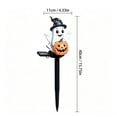 thumbnail image 3 of Solar Halloween Pathway Stake Light Outdoor Garden Yard Decor LED Ground Insert Lamp with Ghost Pumpkin Figure for Walkway Lawn Patio, 3 of 7