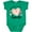Kelly Green, variant on Inktastic Pop Pop's Little Sweetie with Pink Heart Cookie Boys or Girls Baby Bodysuit
