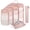 A-Pink-6, variant on TRIPGEAR 6 Set Mesh Travel Packing Cubes,Lightweight Organizer Bags for Luggage Storage