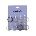 thumbnail image 6 of Claire's Girls Chain Band Mixed Metal, Multi-Color, Ring Size 8/9, 8-Pack, 73817, 6 of 6