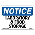 thumbnail image 1 of SignMission OS-NS-A-1824-L-13933 18 x 24 in. OSHA Notice Sign - Laboratory & Food Storage, 1 of 1