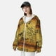 thumbnail image 3 of Balery Coffee Vintage Sudadera ligera de manga larga con capucha y protección solar UPF 50+ para hombre y mujer, ideal para pesca y running-Medium, 3 of 7