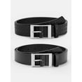 thumbnail image 2 of 2pcs Men Square Buckle Belt, 2 of 3