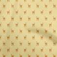 thumbnail image 1 of oneOone Cotton Cambric Yellow Fabric Animal Sewing Craft Projects Fabric Prints By Yard 56 Inch Wide, 1 of 5