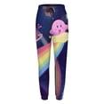 thumbnail image 3 of Stars Kirby Game Womens Sweatpants Joggers Pants Daily Trousers 3D Printing Novelty Casual Sweatpants With Drawstring Closed Bottom, 3 of 7