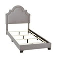 thumbnail image 2 of Grand Anne Clou Garniture Rembourré Lit Simple en Gris, 2 of 8