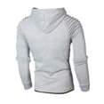 thumbnail image 3 of Miluxas Sweatsuits for Men 2 Piece Hoodie Men's Jogging Tracksuit Set Casual Athletic Long Sleeve Outfit Pullover Suit Set Gray M(M), 3 of 7