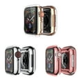 thumbnail image 1 of BXUXOHS (1Pack/3Pack) Soft Cover for Apple Watch Case Ultra 49mm 45mm 41mm 38mm 44mm 40mm 42mm Soft TPU Screen Protector Shell SProtective Bumper Accessories for iWatch Series Ultra 8 7 6 SE 5 4 3 2 1, 1 of 10