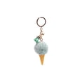 thumbnail image 1 of Yuarrent Bolsa de llaveros colgante mano de obra fina tamaño compacto multiusos exquisito vellón felpa coche ornamento decorativo atractivo Artesanía Verde Yuarrent HA074028-04, 1 of 6