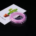 thumbnail image 1 of Nvzi Hilo elástico plano de cristal de 0,8 mm, cordón para hacer pulseras de joyería y abalorios, 10 yardas, rosa, 1 of 5