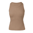 thumbnail image 1 of Camisetas Sin Mangas con Sujetador Incorporado, Camisetas Deportivas Sin Mangas para Mujer, Camisetas Sin Mangas Acanaladas para Hacer Ejercicio, Camisetas para Correr Caqui M, 1 of 10