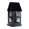 thumbnail image 1 of Village House Candeler Desktop Ornament Candle Stand de vela Metal Linterna de té Light para mesa Farty de boda Regalo de inauguración Negro pequeño, 1 of 9
