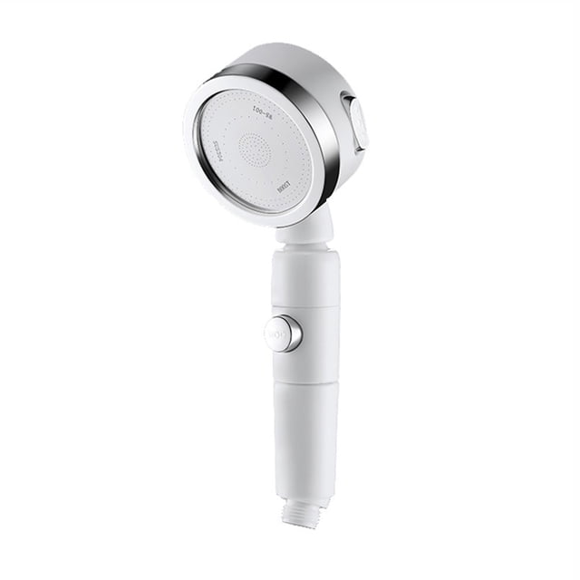 Cabezal de ducha en H de alta presión con 3 modos,boquilla ahorradora de agua,ducha tipo spa presurizada con cabezal giratorio de 360°,potente chorro para baja presión de agua,accesorio de baño