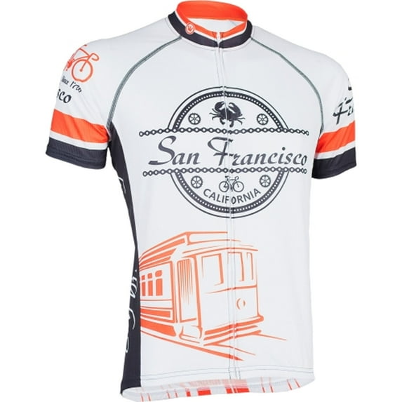 Canari Cyclewear Men's San Francisco Cycling Jersey - 12234 (Multi - S)