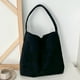 thumbnail image 4 of Bolso de hombro de gran capacidad para mujer bolso de mano de trabajo de tela de Tweed bolso clásico Retro, 4 of 9