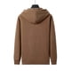 thumbnail image 3 of MHFRRA Chaqueta con Capucha de Peso Pesado, Cremallera Completa, Sudadera de Invierno Cálida para Exteriores, Ropa Informal, Suéter Suave y Cómodo Marrón, 3 of 5