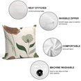 thumbnail image 3 of Pioneer Flower Pillow Covers,Pioneer Flower Throw Pillow Covers 20"×20" ,Living Room Sofa Couch Pillow Covers,Decorative Pillow Covers, 3 of 7