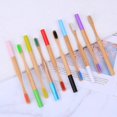 thumbnail image 3 of Manual Toothbrush 5Pcs Natural Biodegradable Toothbrush Soft Travel Toothbrush With Colorful Wooden Handle For Oral, Manual Toothbrushes for Women, 3 of 3