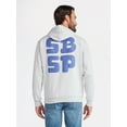 thumbnail image 3 of SpongeBob SquarePants Men's & Big Men's Graphic Fleece Hoodie with Long Sleeves, Sizes S-3XL, 3 of 5