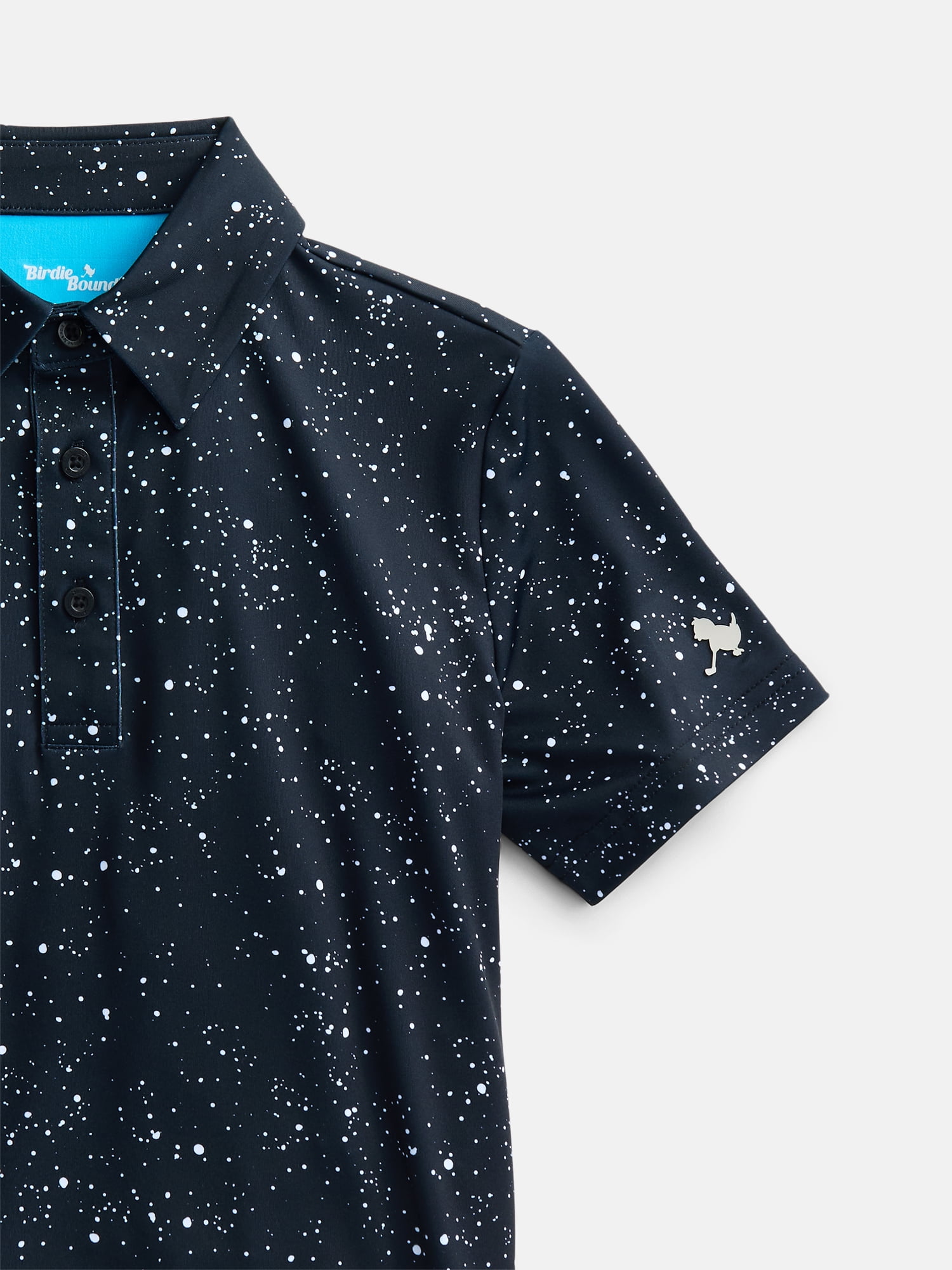 Birdie Bound Boys Splatter Polo Shirt, Sizes 4-16