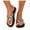 White, variant on Beach Flip Flops for Women 2025 Summer Casual Stripe Memory Foam Platform Thongs Slip on Slippers Sandals
