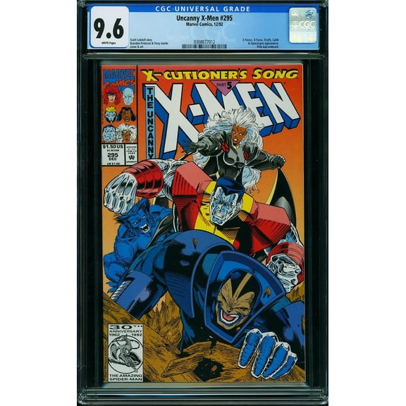 Uncanny X-Men #295 - CGC 9.6 Comic Book