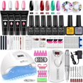 thumbnail image 1 of Juego de manicura para extensiones de uñas, esmalte de Gel, lámpara LED de 54W/36W, herramientas de construcción rápida, 1 of 4