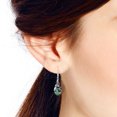 thumbnail image 5 of Precious Orb Rainbow Abalone Shell Sterling Silver Dangle Earrings, 5 of 5