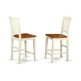 thumbnail image 4 of East West Furniture Vernon 5-piece Wood Dining Table Set in Buttermilk/Cherry, 4 of 6