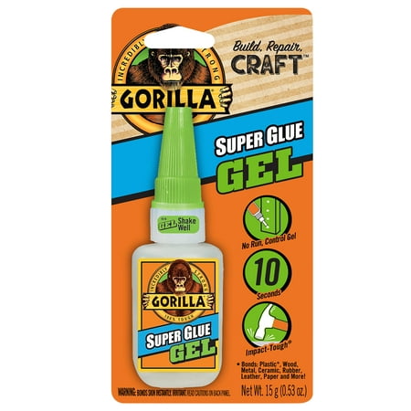 Gorilla Super Glue Clear Gel, 15 Gram