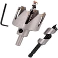 thumbnail image 5 of Door Lock Installation Kit Hole Saw Drill Cutter Bit For Woodworking Spherical Door Locking, 5 of 5