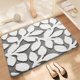 thumbnail image 5 of CaiYueKe Leaf Pattern Bath Mat Soft Absorbent Microfiber Rug Non Slip Bathroom Mat Washable Shower Mat for Bathroom Kitchen Entryway Indoor Decor Quick Dry Floor Mat Textured Design Home Decor, 5 of 7