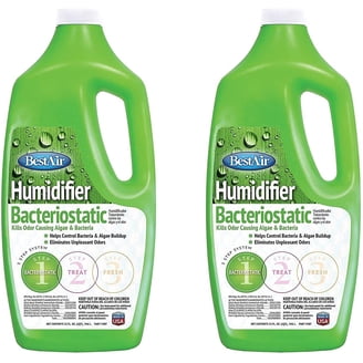 2 pack) BestAir® 3BT Original Bacteriostatic Water Treatment, 32 fl oz for All Evaporative Type Humidifiers