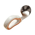 thumbnail image 1 of Stainless Steel Self Feeding Utensils Set Comfortable Grip Handle Fork And Spoon For Home Dining Tableware, 1 of 5