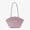Pink, variant on Women's PU Hand Woven Tote Bag, Pink