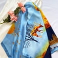 Colorful Bird & Insect Print Scarf | Boho Floral Bandana | Nature ...