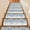 Blue, variant on Teal Teal Eucalyptus Leaf Stair Treads Non Slip for Steps Floral Botanical Spring Summer 4 Pcs Reusable Adhesive Stair Runner Mats for Dogs Elders Carpet Treads Rugs for Staircase 8x30 In