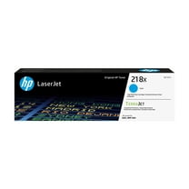 HP 218X High Yield Cyan Original LaserJet Toner Cartridge, ~2,500 pages cyan,