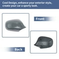 thumbnail image 3 of Reemplazo de tapa de espejo lateral derecho para pasajero ABS de 1 pieza en gris para BMW 3 SERIES E90 E91 2008-2012, 3 of 7